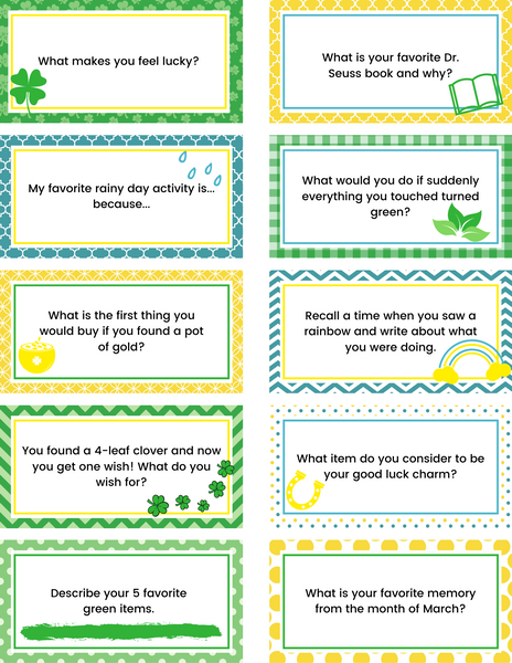 40 March Journal Prompts