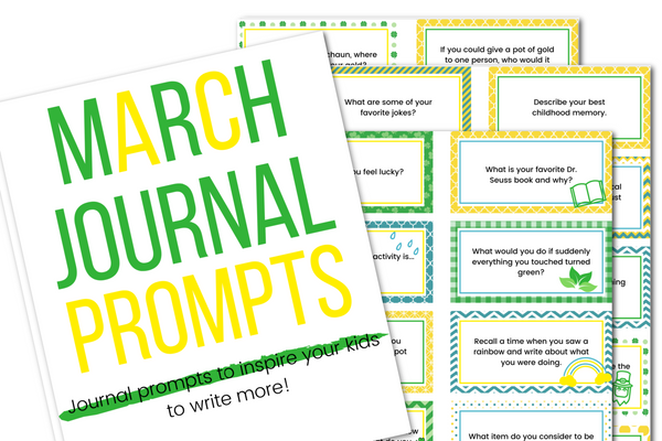 40 March Journal Prompts