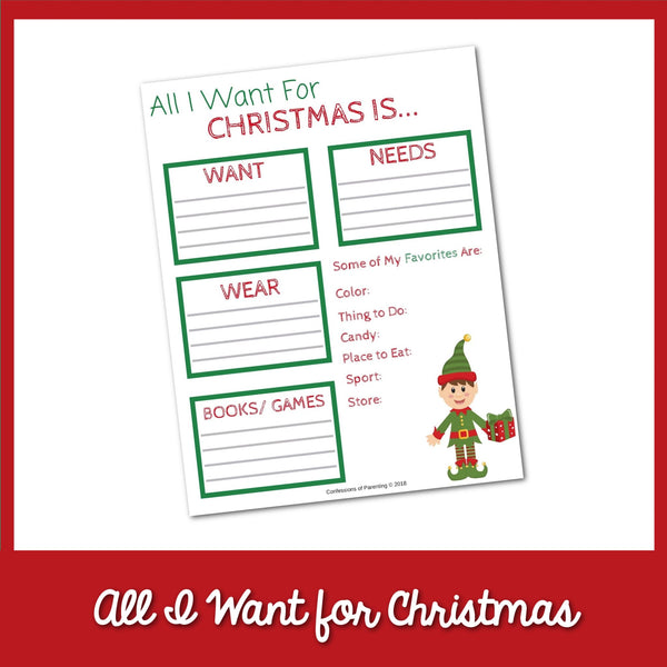 All I Want for Christmas