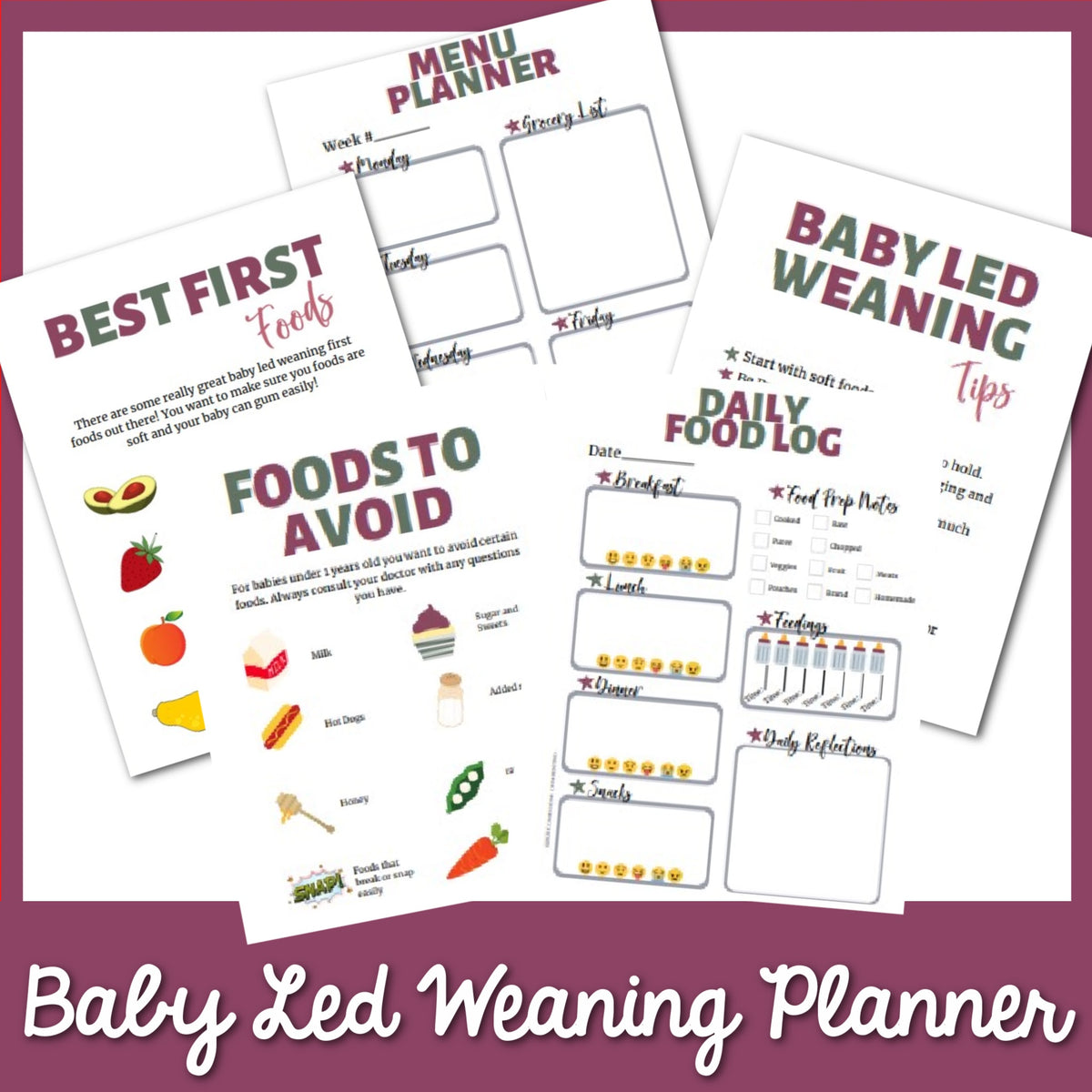 Baby Led Weaning Planner – MicheleTripple