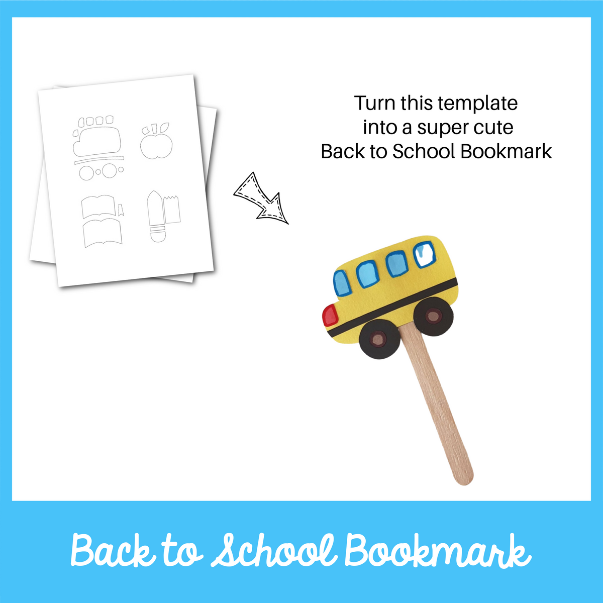 Back To School Bookmark Template MicheleTripple back-to-school-bookmark-template-micheletripple