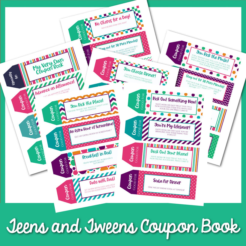 Coupon Books for Kids