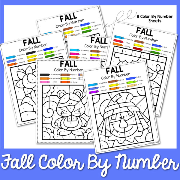 Color By Number Bundle