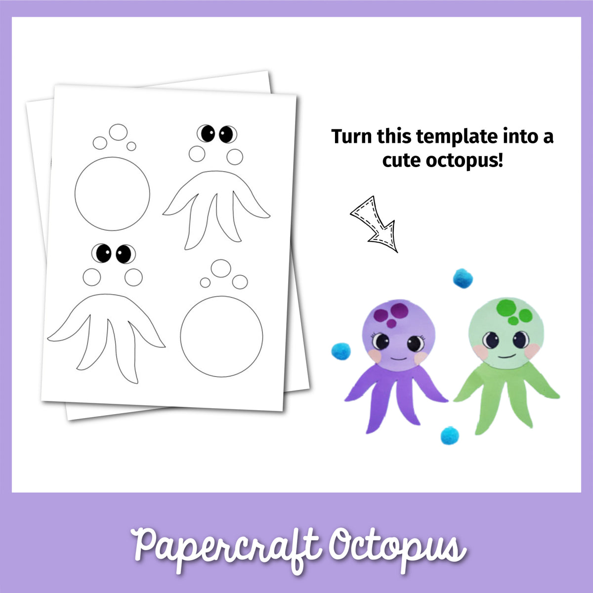 Papercraft Octopus Template MicheleTripple