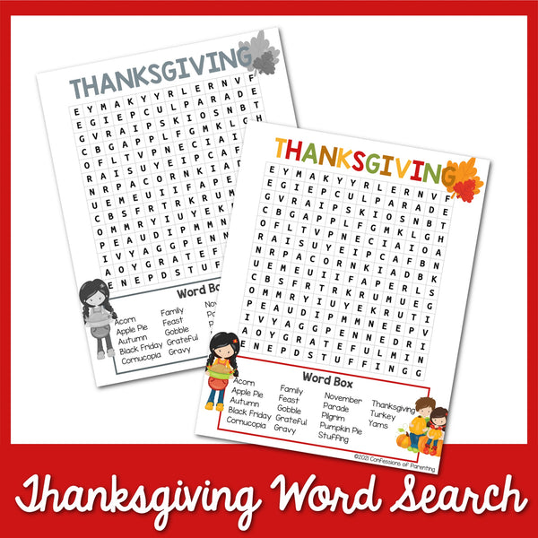 Thanksgiving Activities Over 50 Pages of Fun!