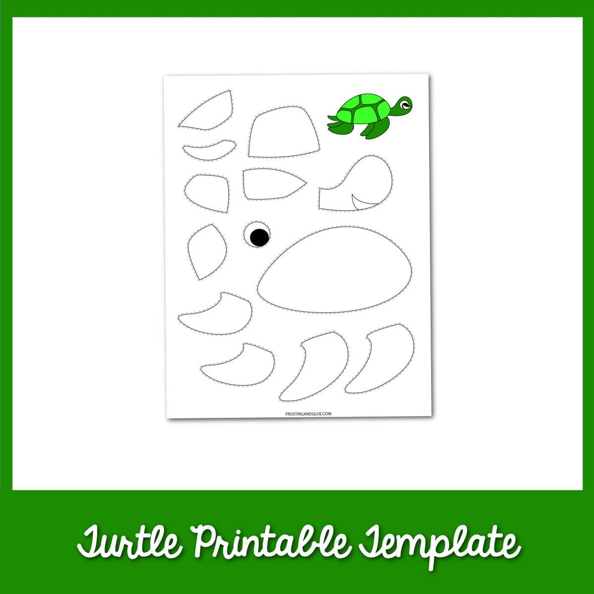 Turtle Papercraft Template MicheleTripple