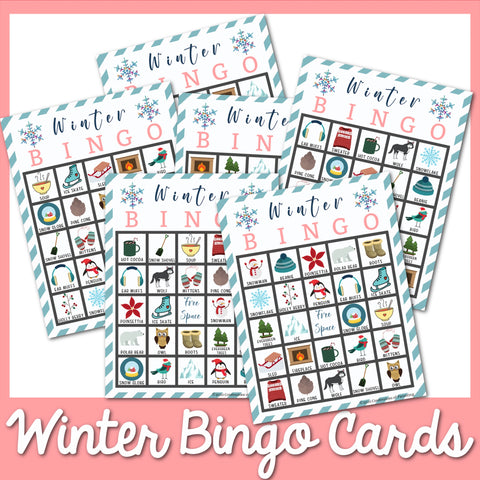 Winter Bingo Cards