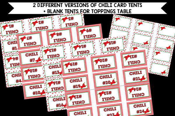 Chili Cook-off Party Kit