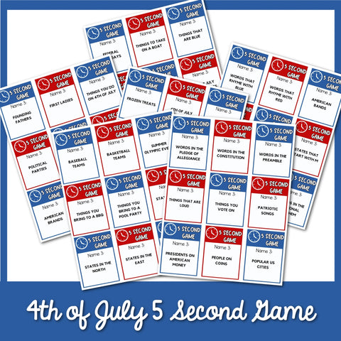 4th of July 5 Second Game