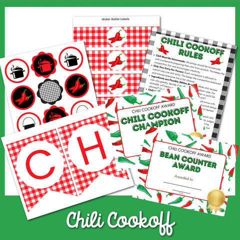 Chili Cook-off Party Kit