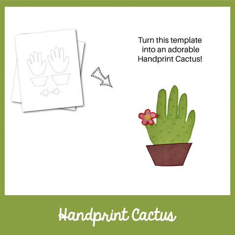 handprint cactus craft