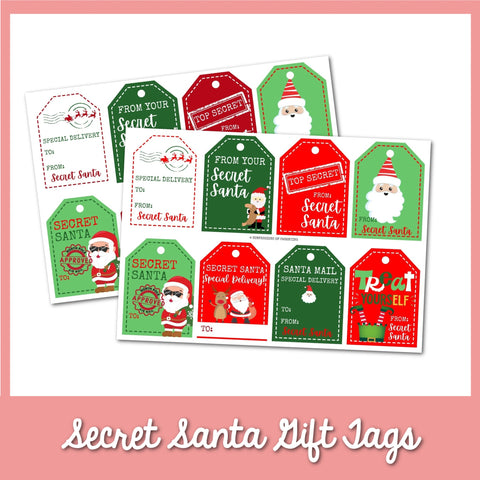 Secret Santa Gift Tags