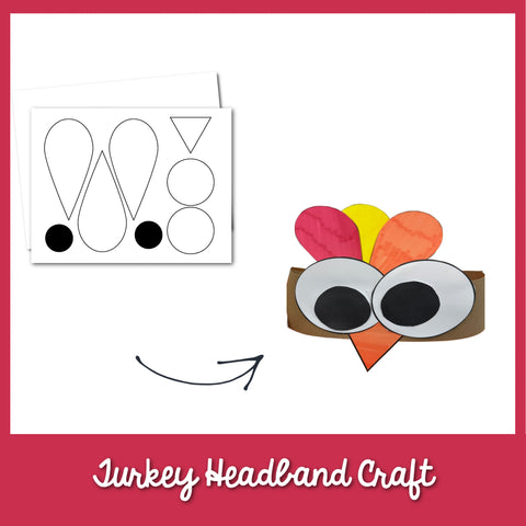 Turkey Headband Template