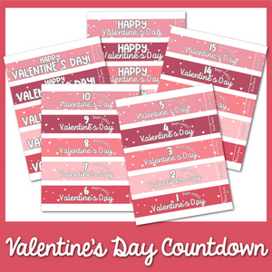 Valentine's Day countdown Chain