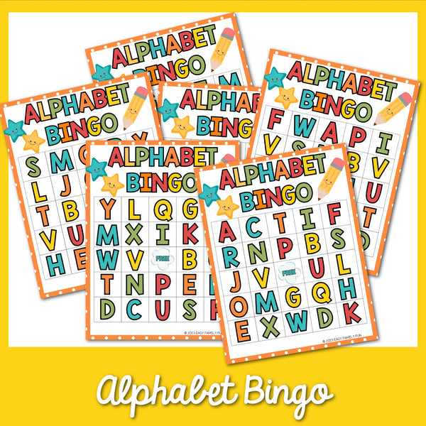 Alphabet Bingo MicheleTripple
