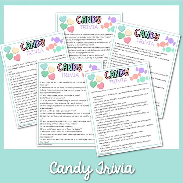 188 Sweet Candy Trivia Questions and Answers