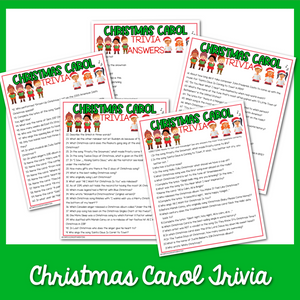 Christmas Carol Trivia Questions and Answers