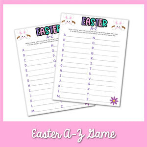 Easter A-Z Game