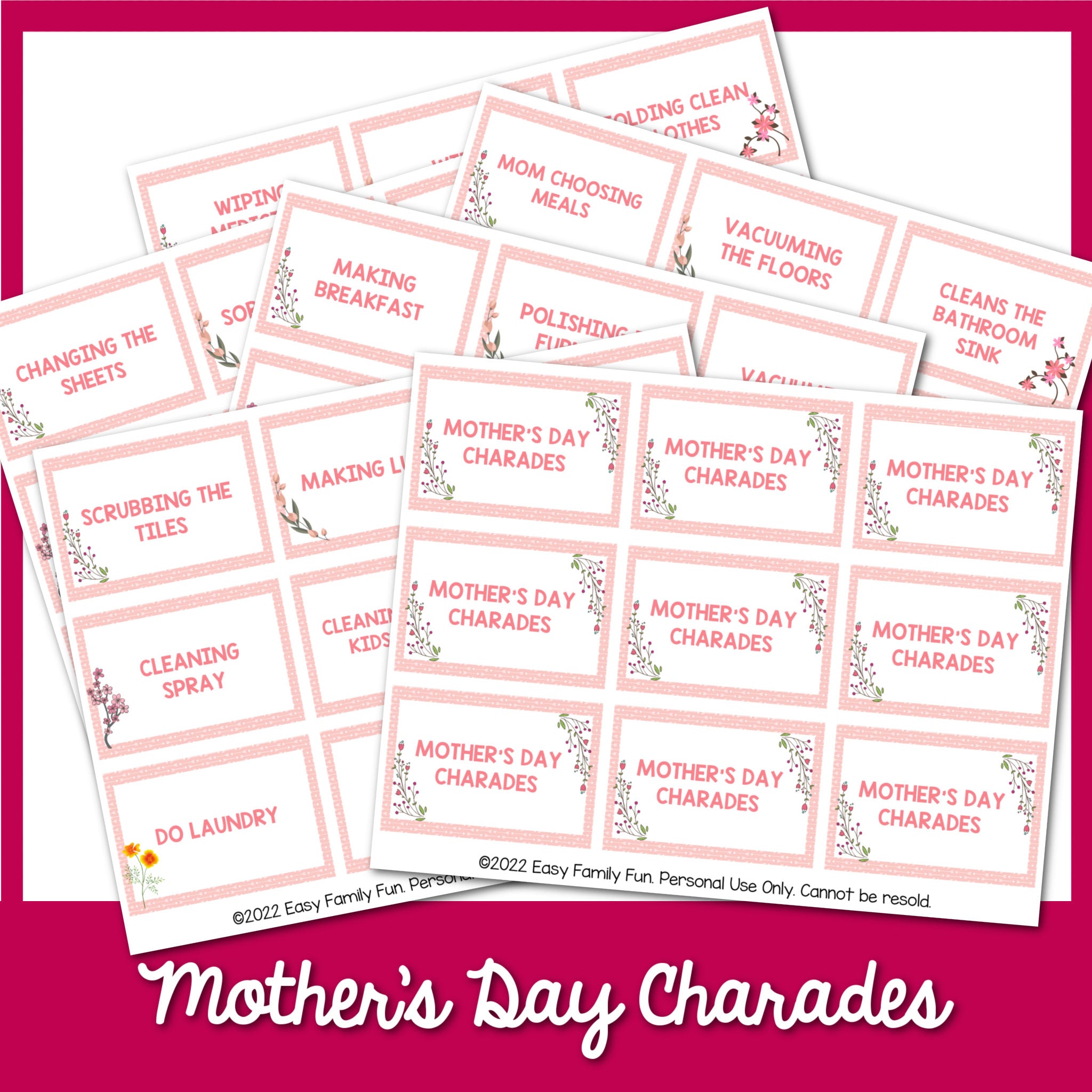 Mother's Day Charades