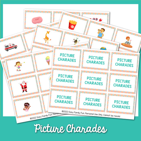 Picture Charade Cards