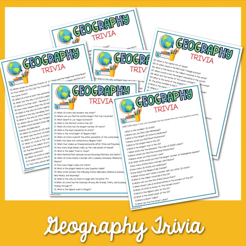 120 Geography Trivia Questions