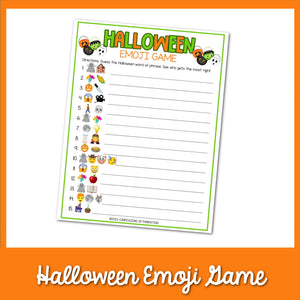 Halloween Emoji Game