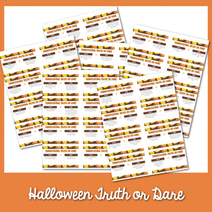Halloween Truth or Dare Cards