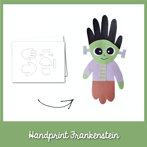 Handprint Frankenstein Craft