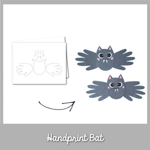 Handprint Bat Template