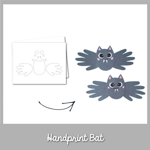 Handprint Bat Template