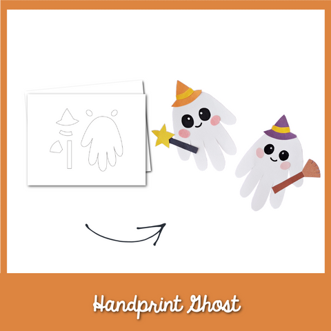 Handprint Ghost Craft
