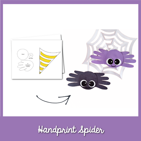 Handprint Spider Craft