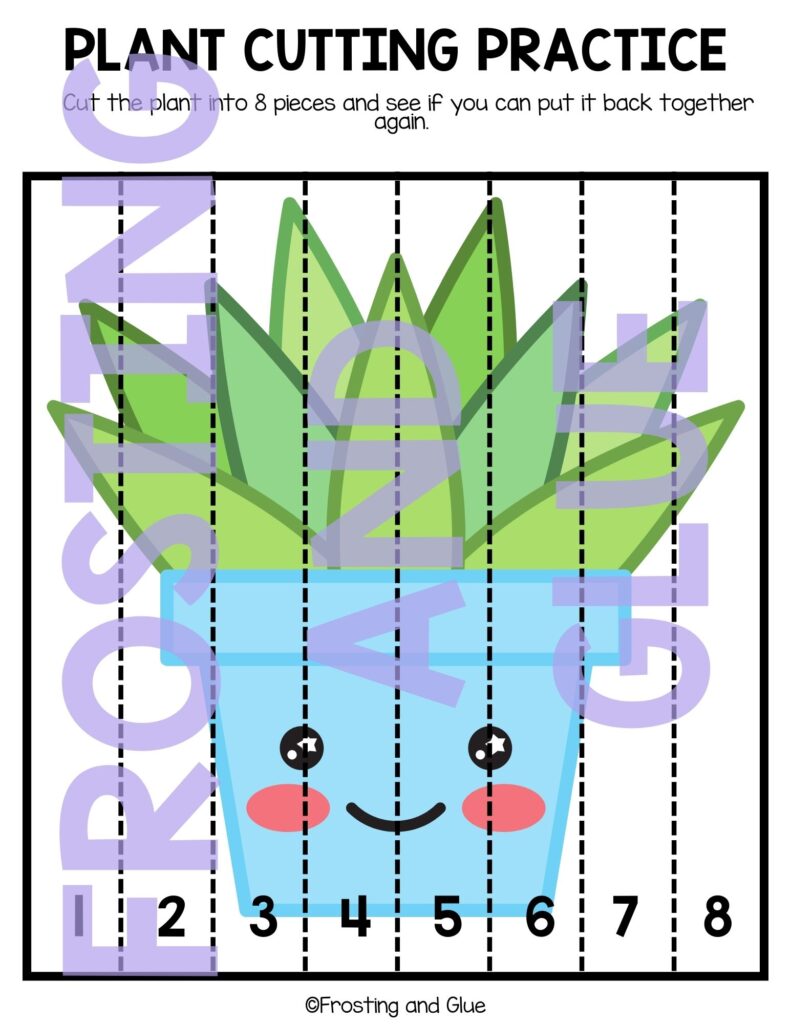 Plant Cutting Practice Worksheets