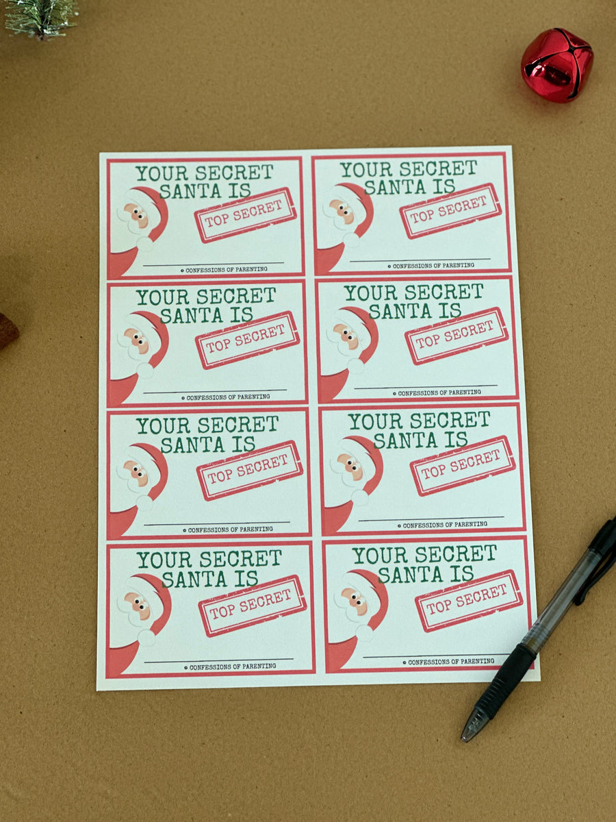 Secret Santa Printable Kit – MicheleTripple