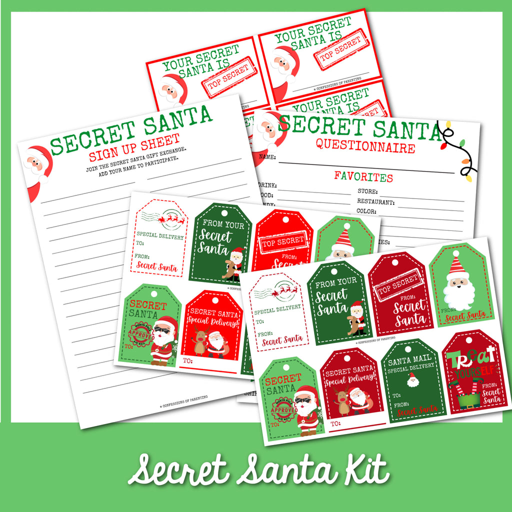 secret-santa-printable-kit-micheletripple for Secret Santa Cards Printable Free Secret Santa Printable Kit – MicheleTripple for Secret Santa Cards Printable Free