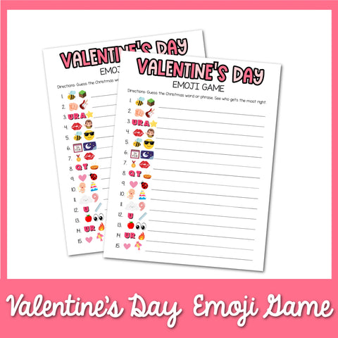 Valentine’s Day Emoji Game