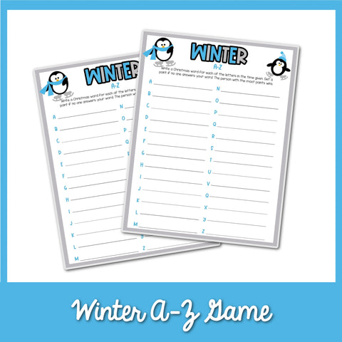 Winter A-Z Game