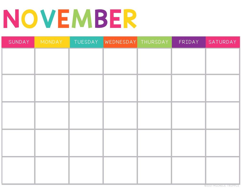 Blank Printable Calendars – MicheleTripple blank-printable-calendars-micheletripple