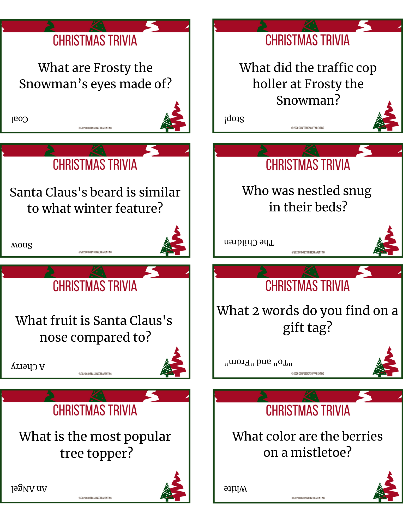 Christmas Trivia for Kids Printable – MicheleTripple for Free Printable Winter Trivia Questions And Answers Printable