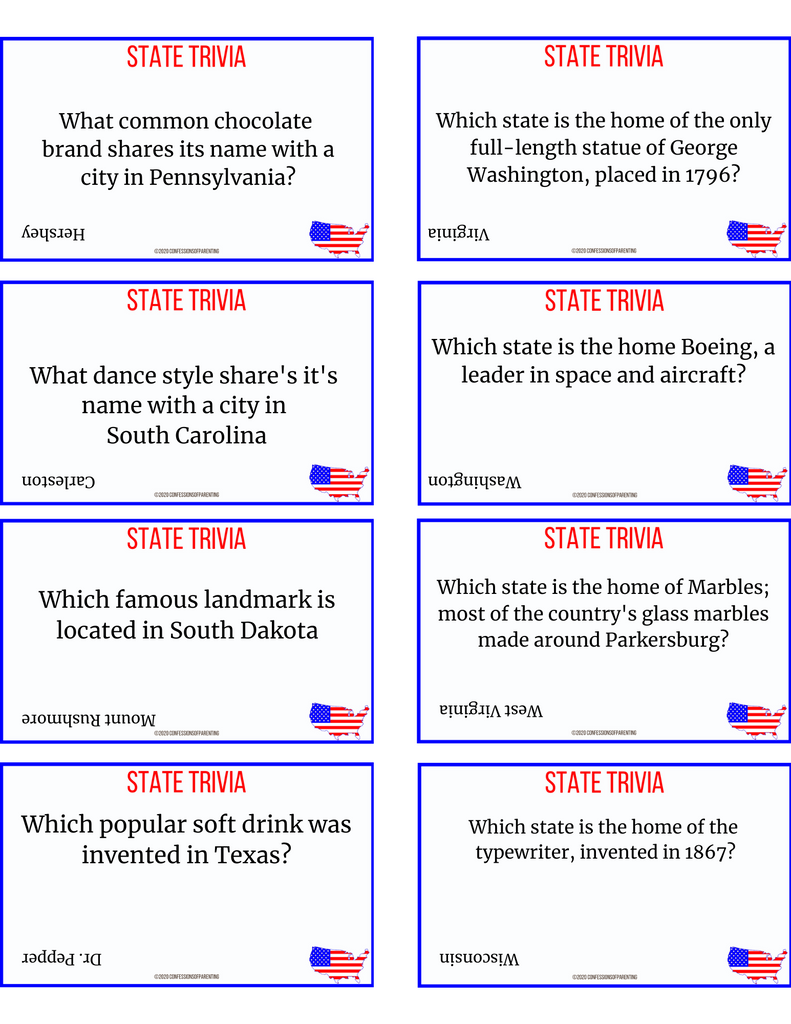State Trivia Questions Printable – MicheleTripple state-trivia-questions-printable-micheletripple