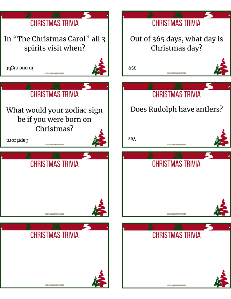 Christmas Trivia for Kids Printable MicheleTripple