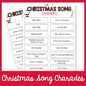 Christmas Song Charades