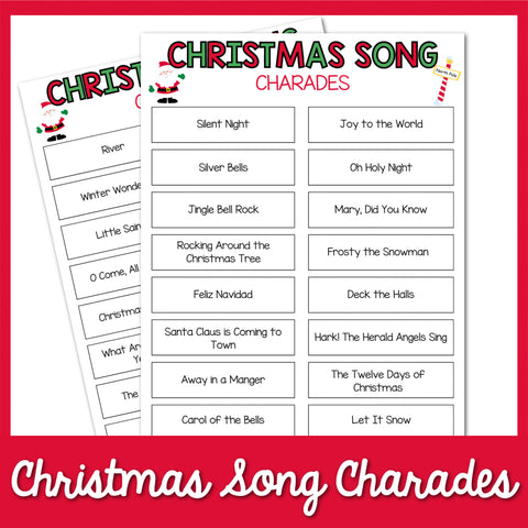 Christmas Song Charades