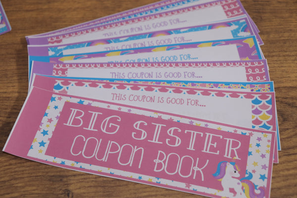 Big Sister Coupon Book