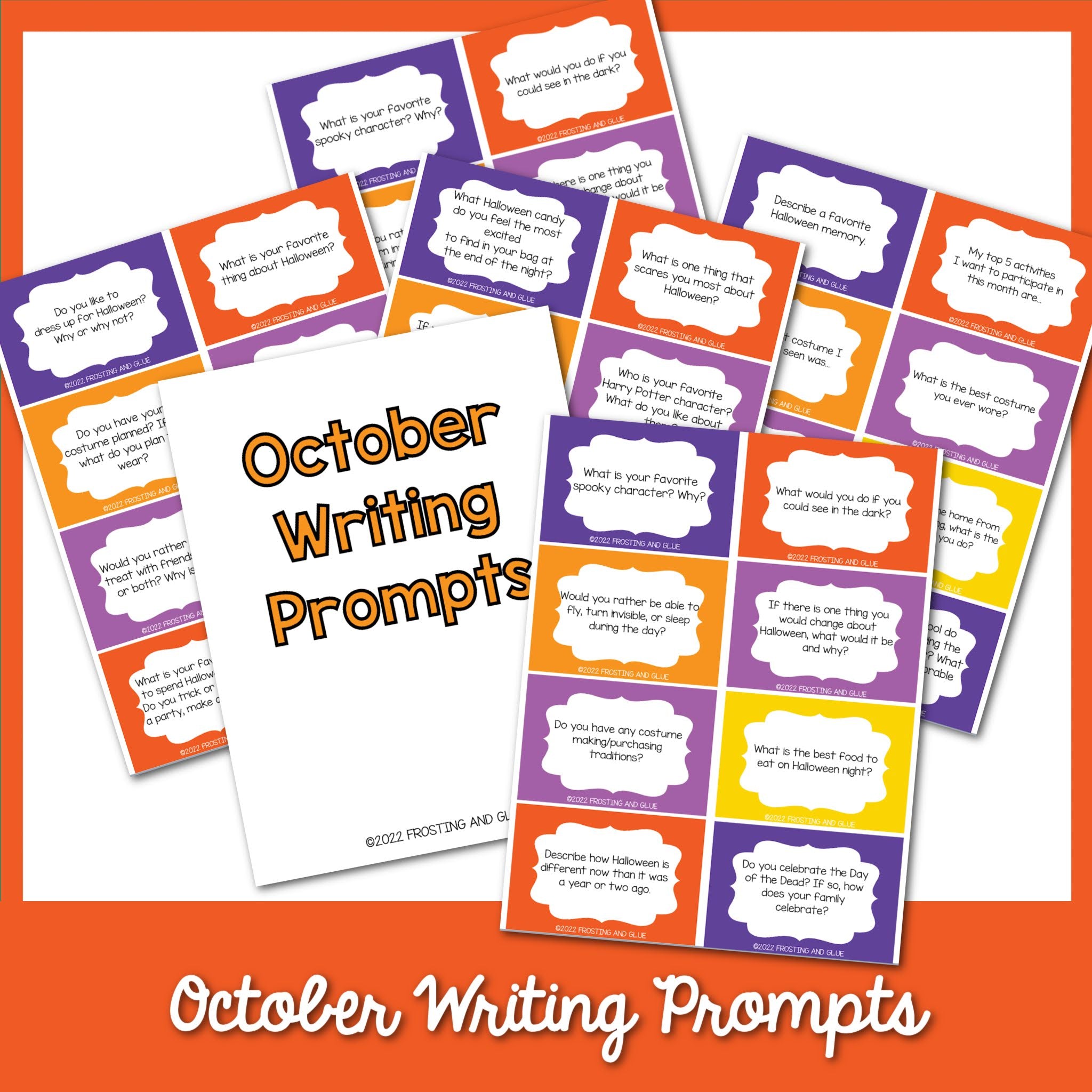 October Writing Prompts For Kids
