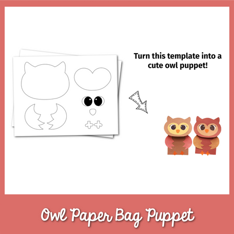 Owl Paper Bag Puppet
