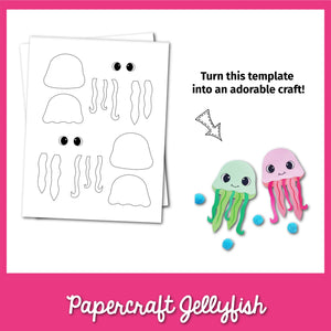 Papercraft Jellyfish Template