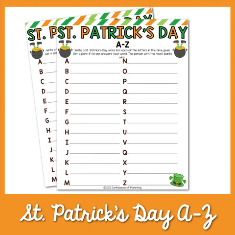 St. Patrick's A-Z
