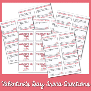 Valentine's Day Trivia Cards