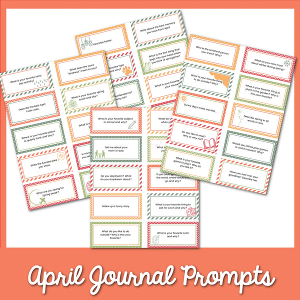 40 April Journal Prompts